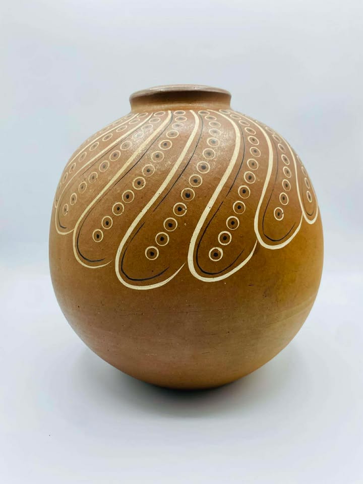 1979 Handmade Terracotta/Clay Signed Studio Pottery Vase/Pot