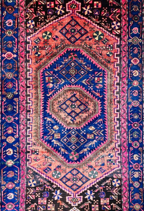 610464015_823630413974215_1802052713156647892_n Origin "Zanjan" Persian Tribal Rug Hand Knotted Natural Dyes with Geometric/Floral Patterns 7'4" X 4'10"