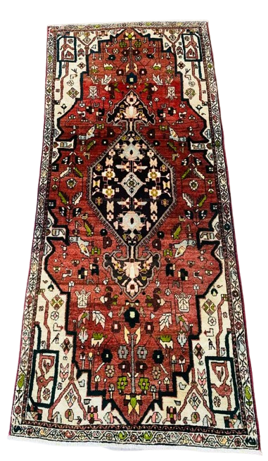 610481555_894651796265912_526221560043708822_n-removebg-preview Origin "Bijar" Persian Rug Hand Knotted Natural Dyes with Geometric Patterns 6'8" X 2'8"