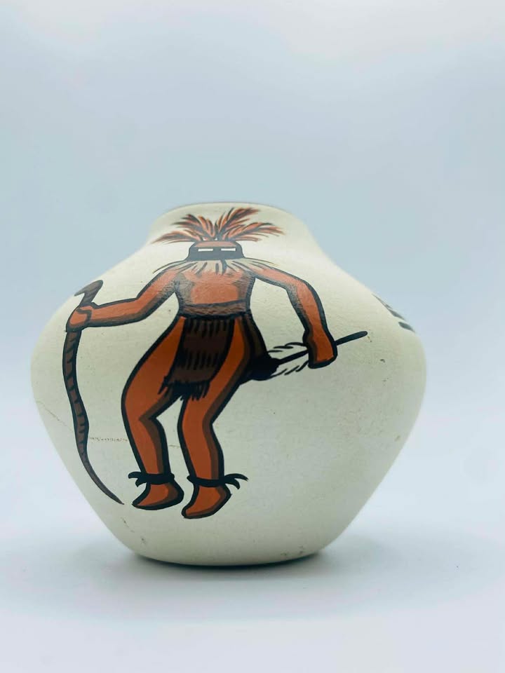 Signed "Hopi Toad" Native American Hopi Tribe Pottery Vase