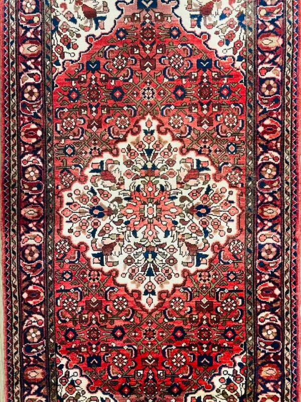 610543968_1204425488458067_4217068117199187130_n Origin "Liliyan" Persian Tribal Rug Hand Knotted Natural Dyes with Central Medallion and Floral/Geometric Patterns 6'8" X 3'5"