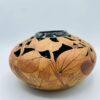 Vintage Meyer Malabar Pottery Leaf Imprint Vase