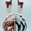 610705929_1397568641758509_825744052071120112_n 1987 Signed "SUNFLOWER" Taos Pueblo Native American Pottery Wedding Vase