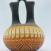 610971762_821842010900227_1525462846837002333_n 2000 Signed C. Billy (Diné) Navajo Hand‑Carved Wedding Vase