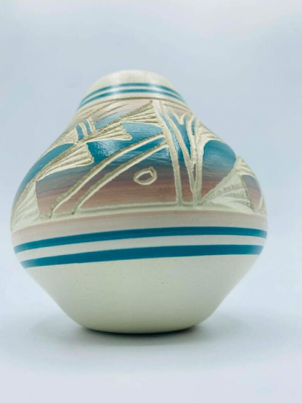 611117867_1635050434438847_3240640430552984667_n Native American Hozoni Pottery Vase Signed By Navajo Artist