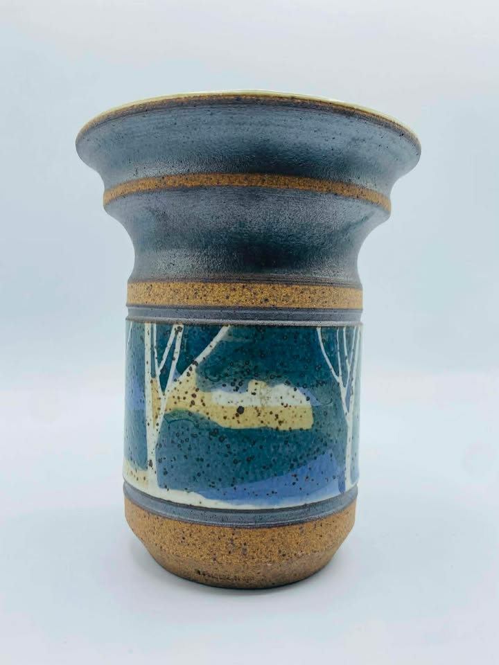 Signed/Stamped "TREELINE" Tree Line Studio Pottery Vase