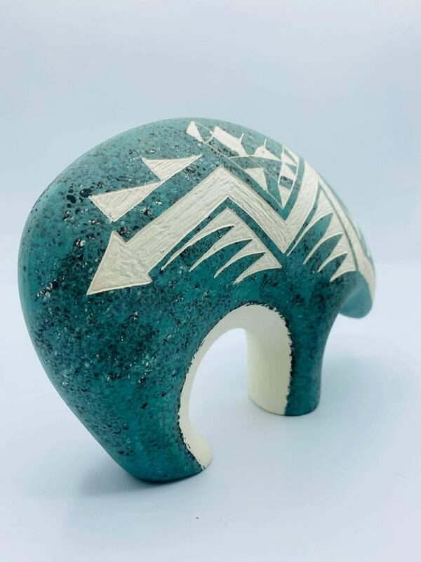 611644229_1189444070029943_4117362115944121646_n 2008 Signed Joseph Lewis Acoma Pueblo N.M Native American Pottery Spirit Bear