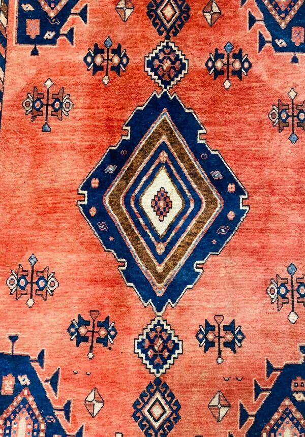 611853302_1171359018414910_6078640647231024463_n Origin "Sirjan" Persian Tribal Rug Hand Knotted Natural Dyes with Geometric Patterns 7'1" X 5'
