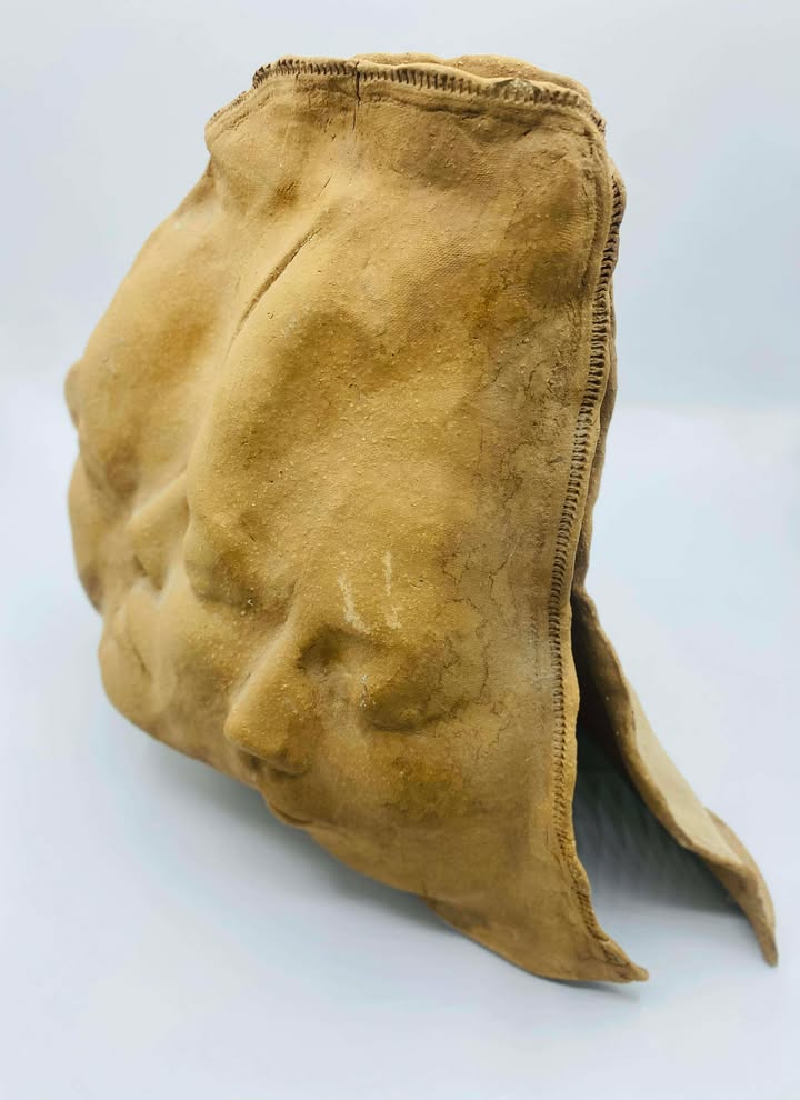 Abstract/Multi-faced Terra Cotta Sculpture