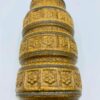 1960s-1970s West Germany Pottery By Bay Keramik Vase with Six Leaf Pattern