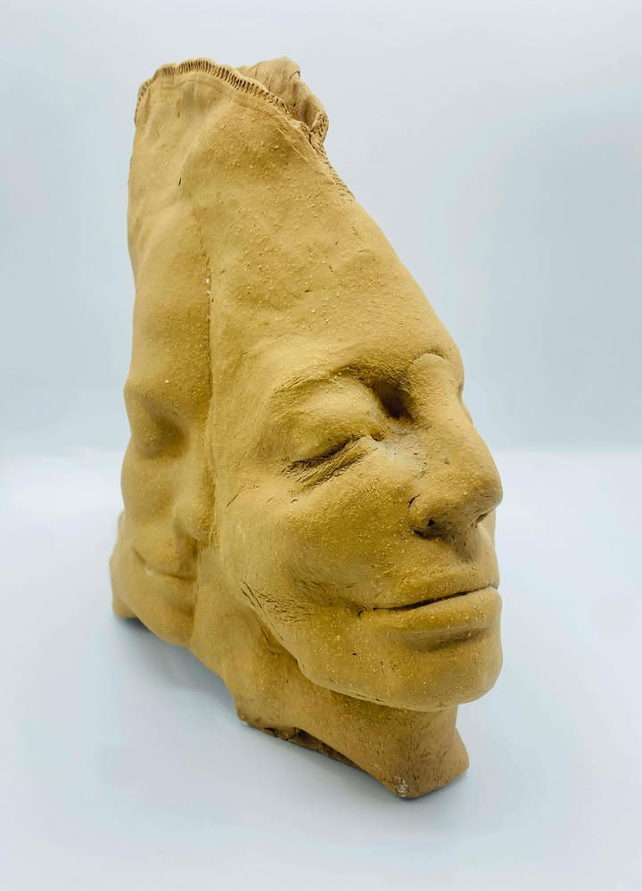 Abstract/Multi-faced Terra Cotta Sculpture