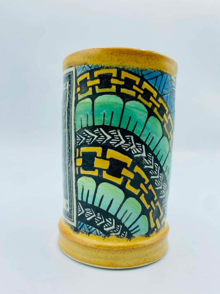 "Puffy Wuffy" Studio Pottery Vase