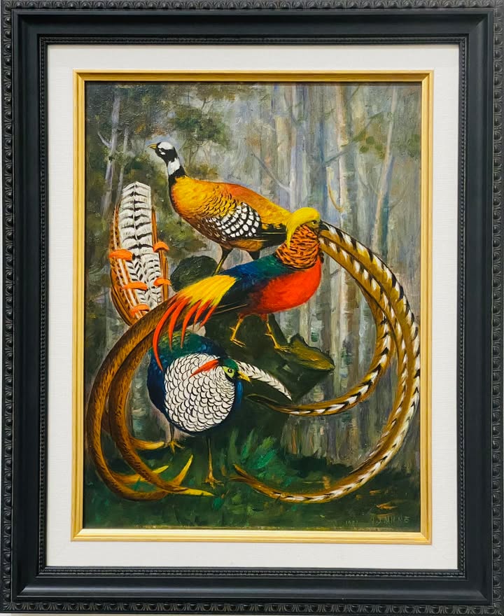 Untitled: Three Pheasants