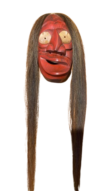 623128839_870550915863126_4064650876606459001_n-removebg-preview (1) Haudenosaunee False Face Mask (Red, Broken Nose)