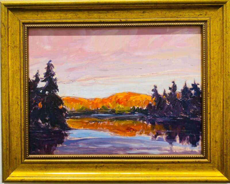 Lake of Two Rivers Evening Light Algonquin Park