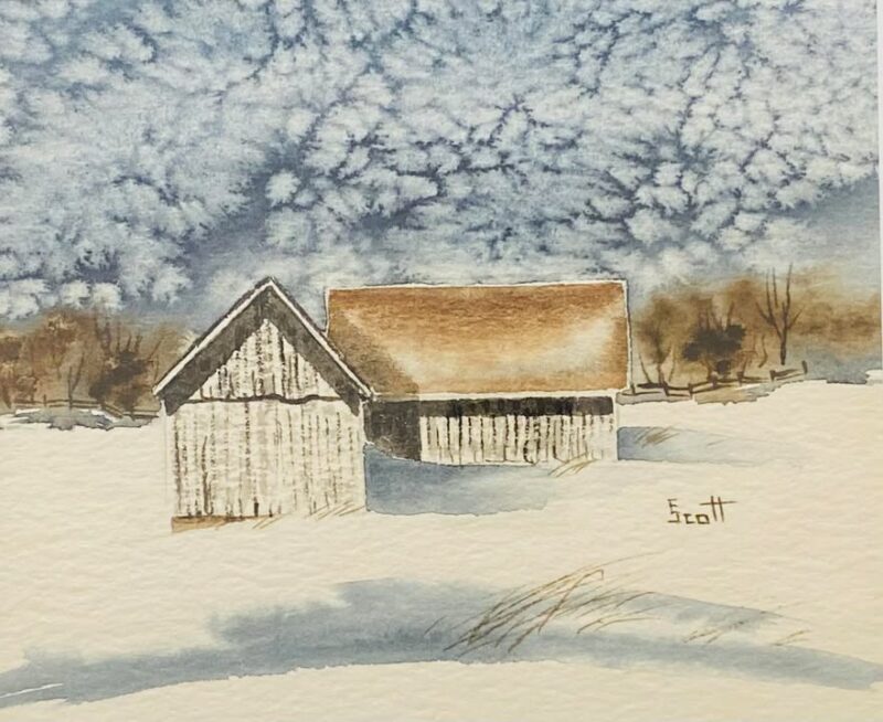 Untitled: Winter Cabin