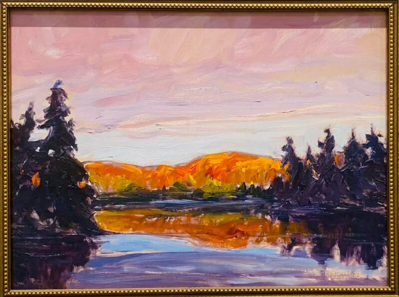 Lake of Two Rivers Evening Light Algonquin Park