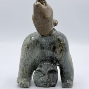 Untitled: Inuit Bear Man Transformation Soapstone