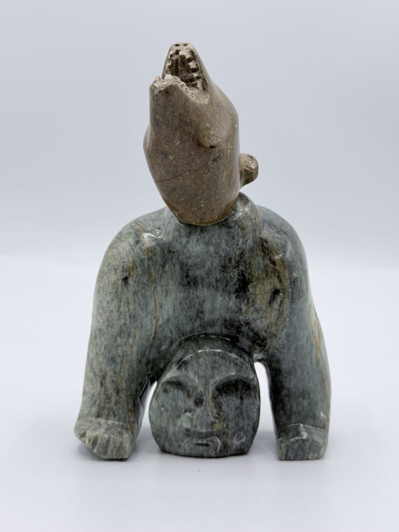 IMG_2052 Untitled: Inuit Bear Man Transformation Soapstone