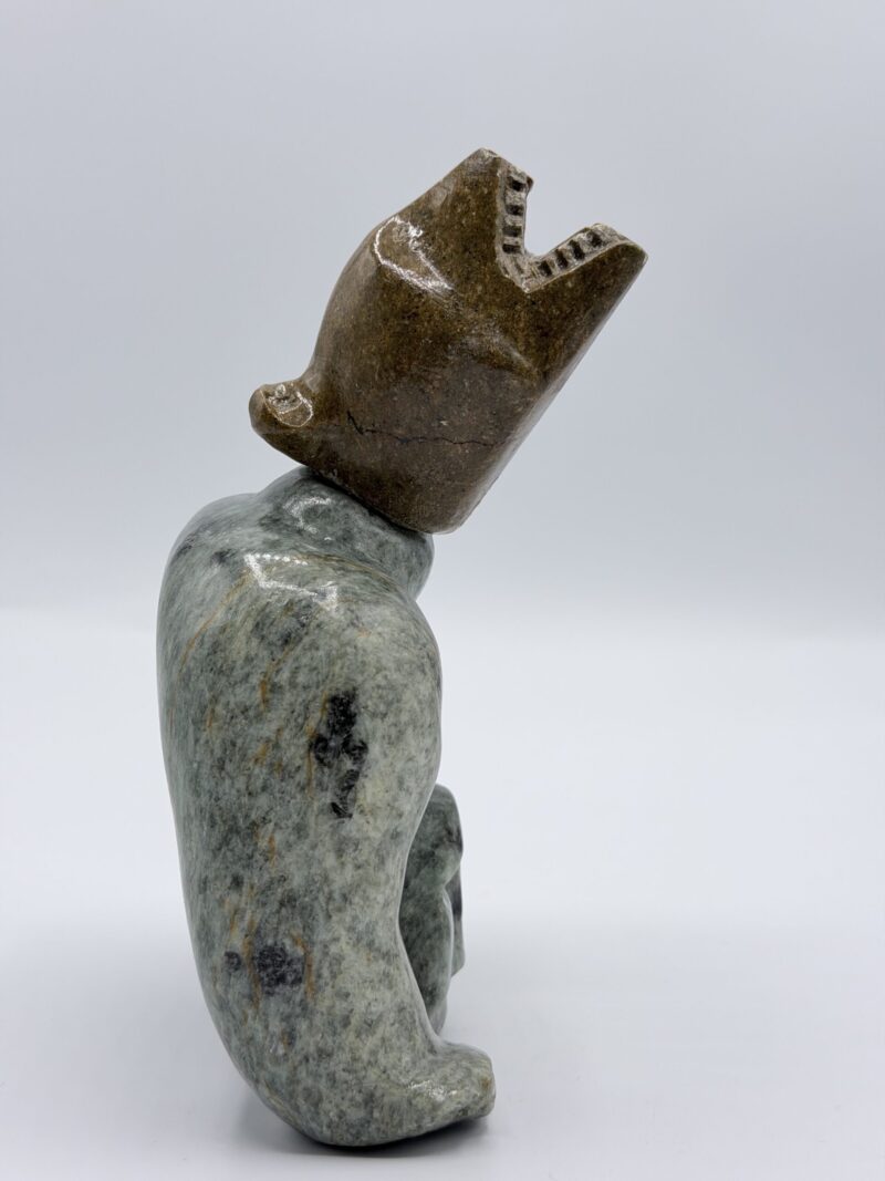 IMG_2055 Untitled: Inuit Bear Man Transformation Soapstone