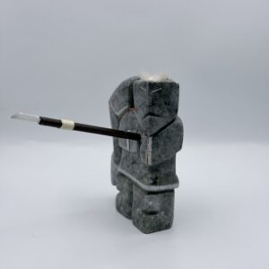Eskimo Fisherman Soapstone