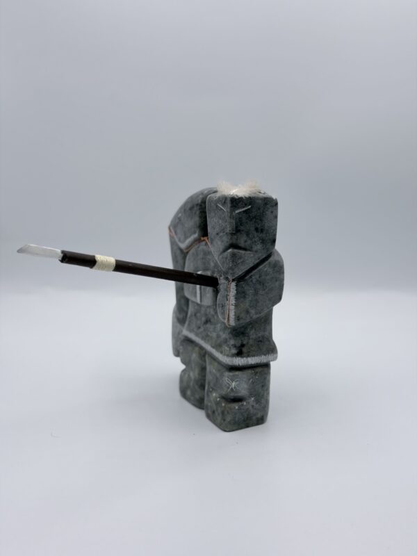 Eskimo Fisherman Soapstone