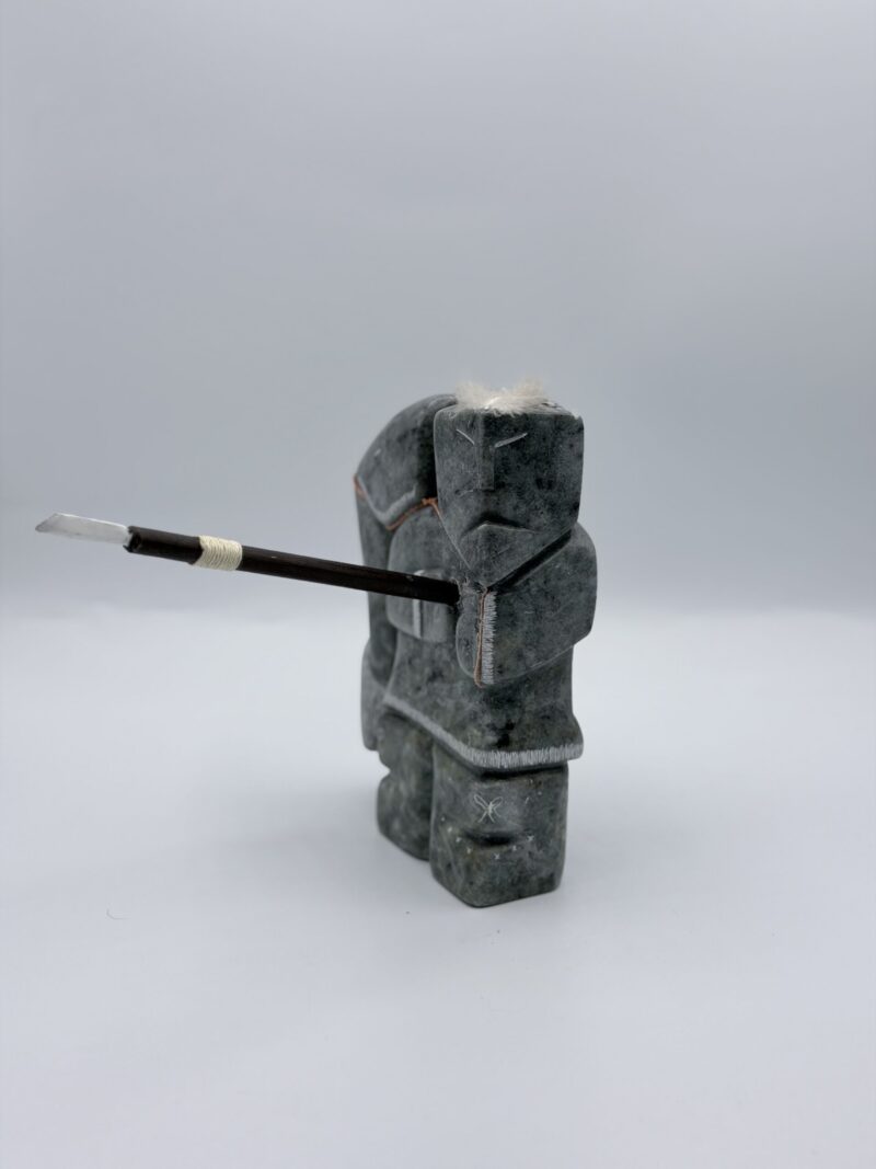 Eskimo Fisherman Soapstone