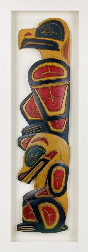 Haida Eagle and Bear Plaque