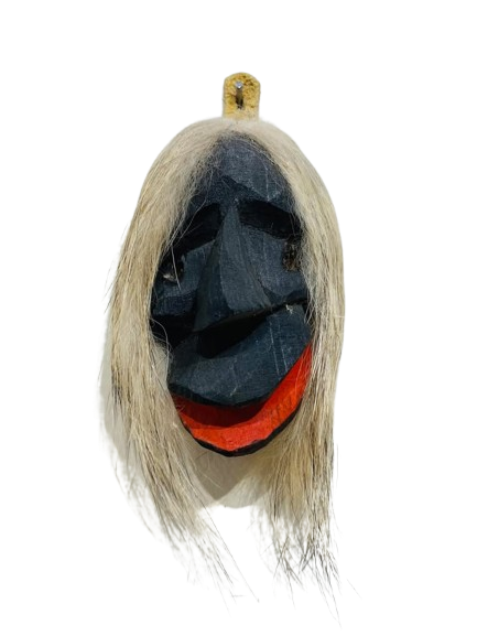 image-1390411499528435-removebg-preview Mohawk Haudenosaunee Hand-Carved "Spoon Mouth" False Face Mask - Six Nations, Canada Mini