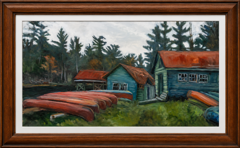 Canoe Shop, Algonquin Park, Camp Ahmek