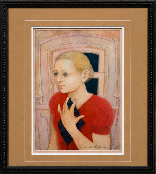 A Young Woman With A Patch of Darkness
