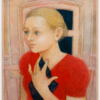 A Young Woman With A Patch of Darkness
