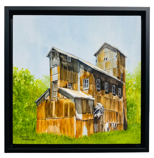 Townsite Headframe Cobalt - Brenda Henderson